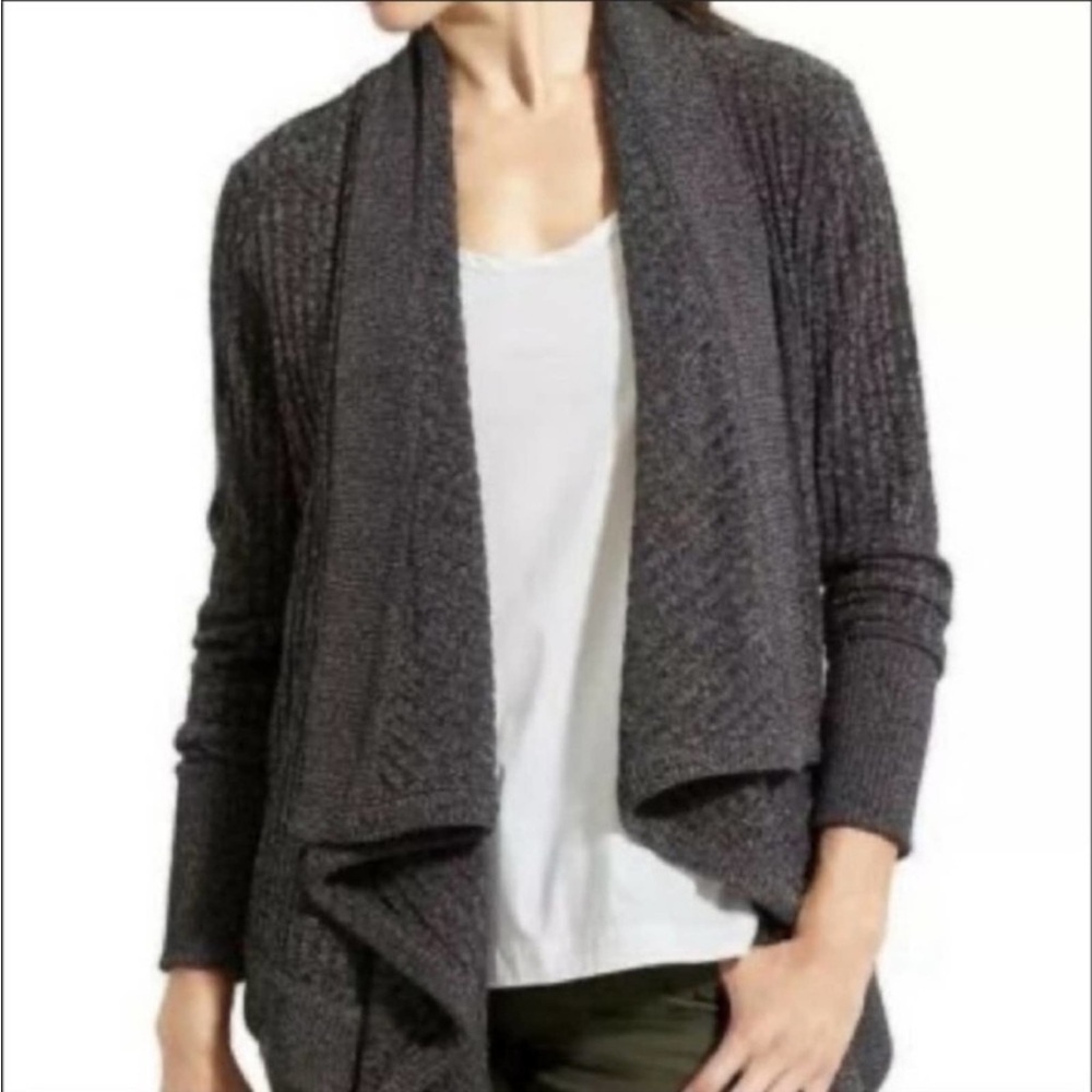 Athleta Tiburon Wrap Cardigan Gray Size XXS